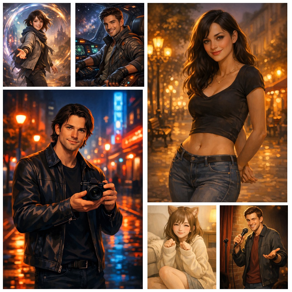 Персонажи AI-Friend для подписчиков